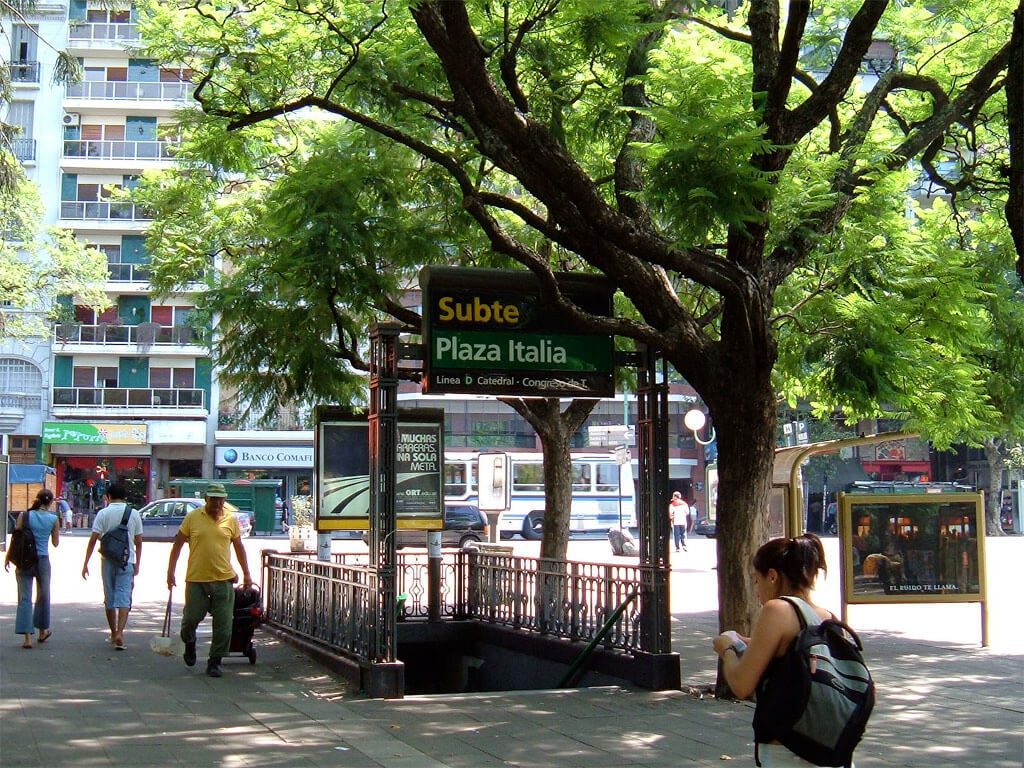 Avenida_Santa_fe_subte_plaza_italia