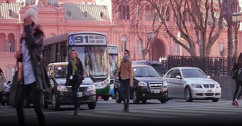 locomocao pontos turísticos no centro de Buenos Aires