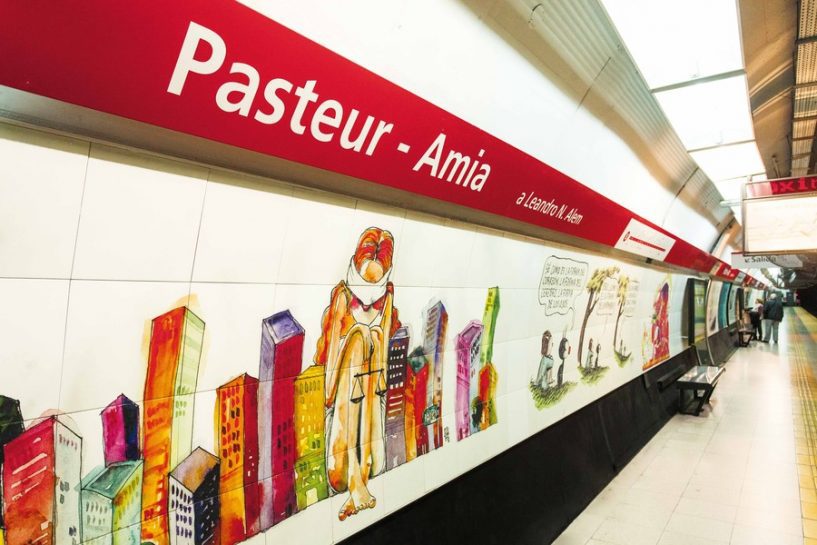 metrô-de-Buenos-Aires-B-Pasteur-Amia-02 metrô-de-Buenos-Aires-B-Pasteur-Amia-02