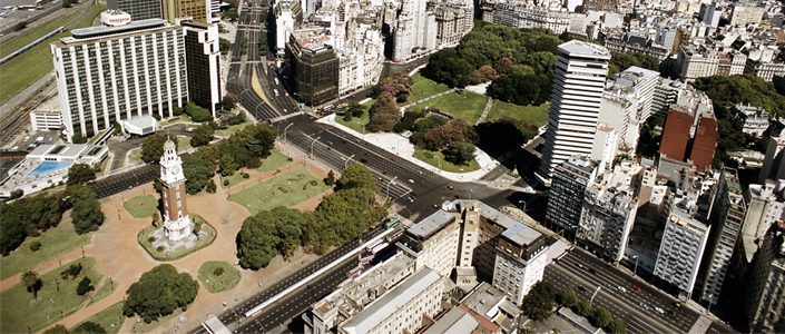 plaza san martin panoramica