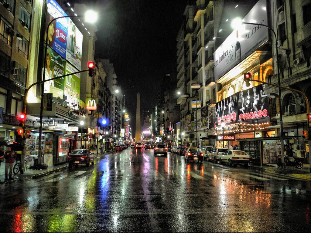 Outono Buenos Aires chuva