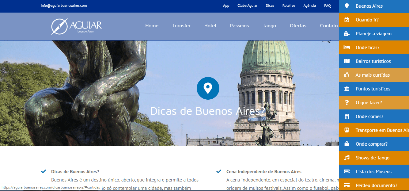 DICAS 800 matérias Aguiar Buenos Aires